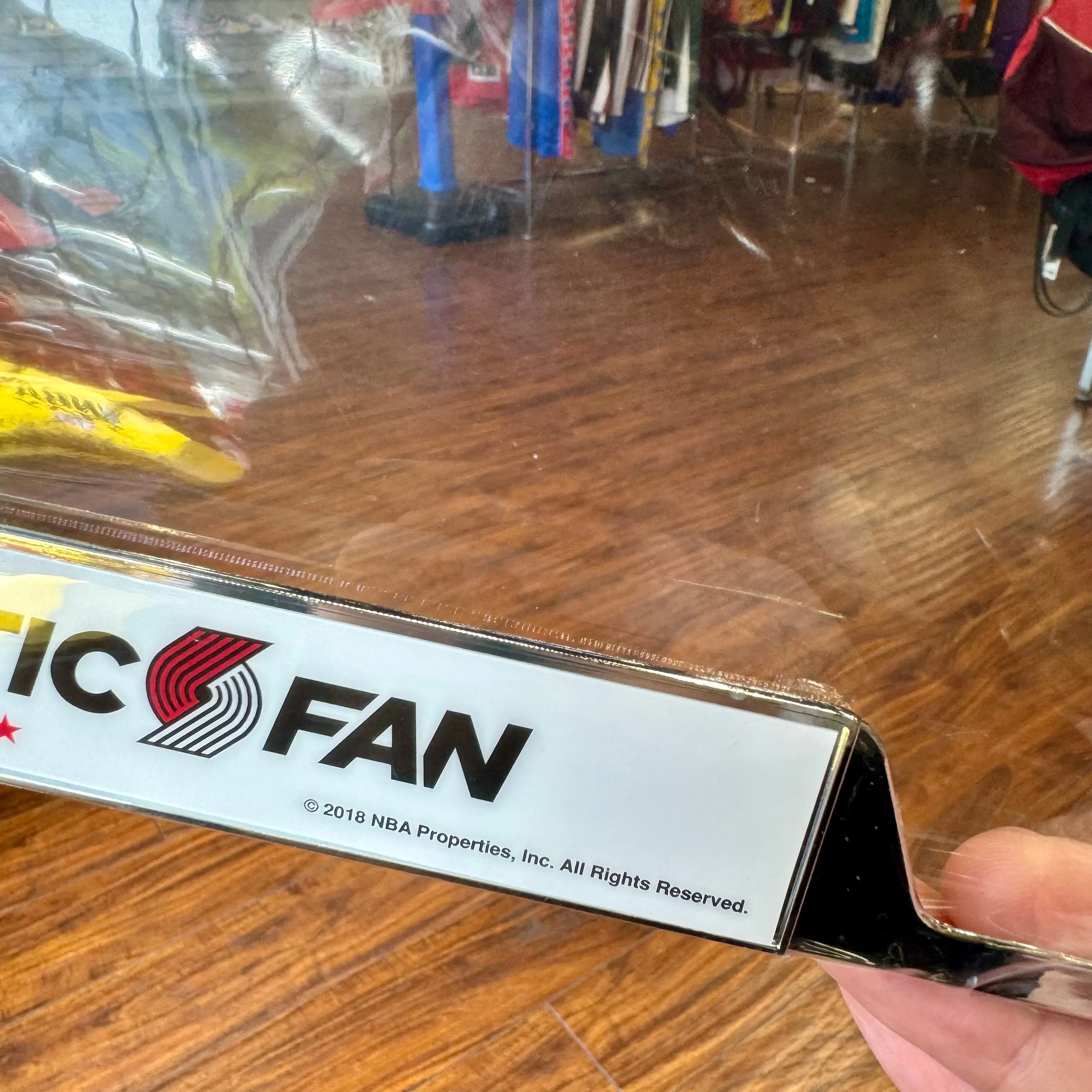 Blazers Authentic Fan License Plate