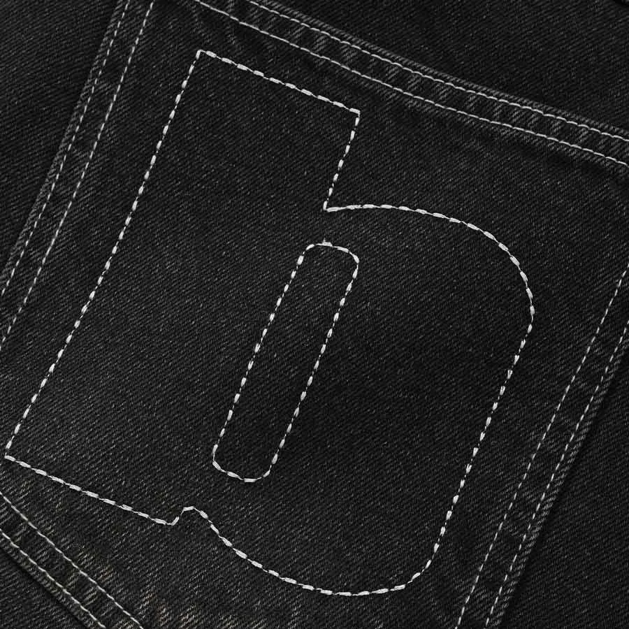 BUTTER ACE DENIM JEANS - DISTRESSED BLACK