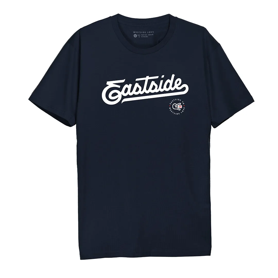Eastside Script Navy Tee
