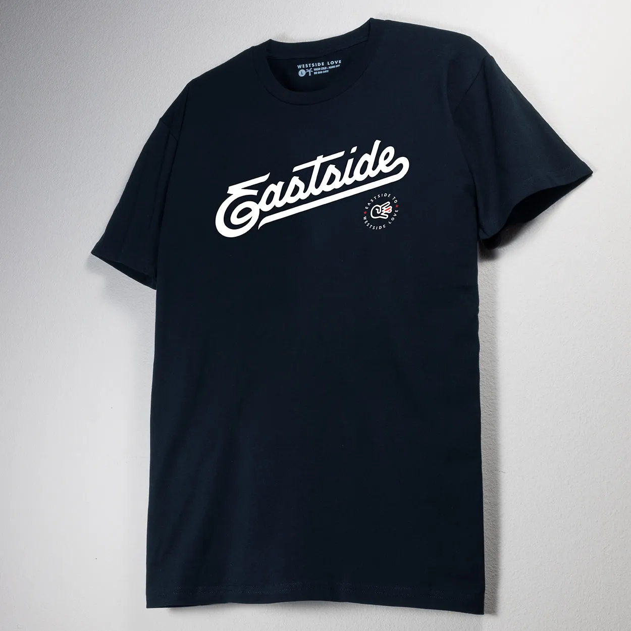 Eastside Script Navy Tee
