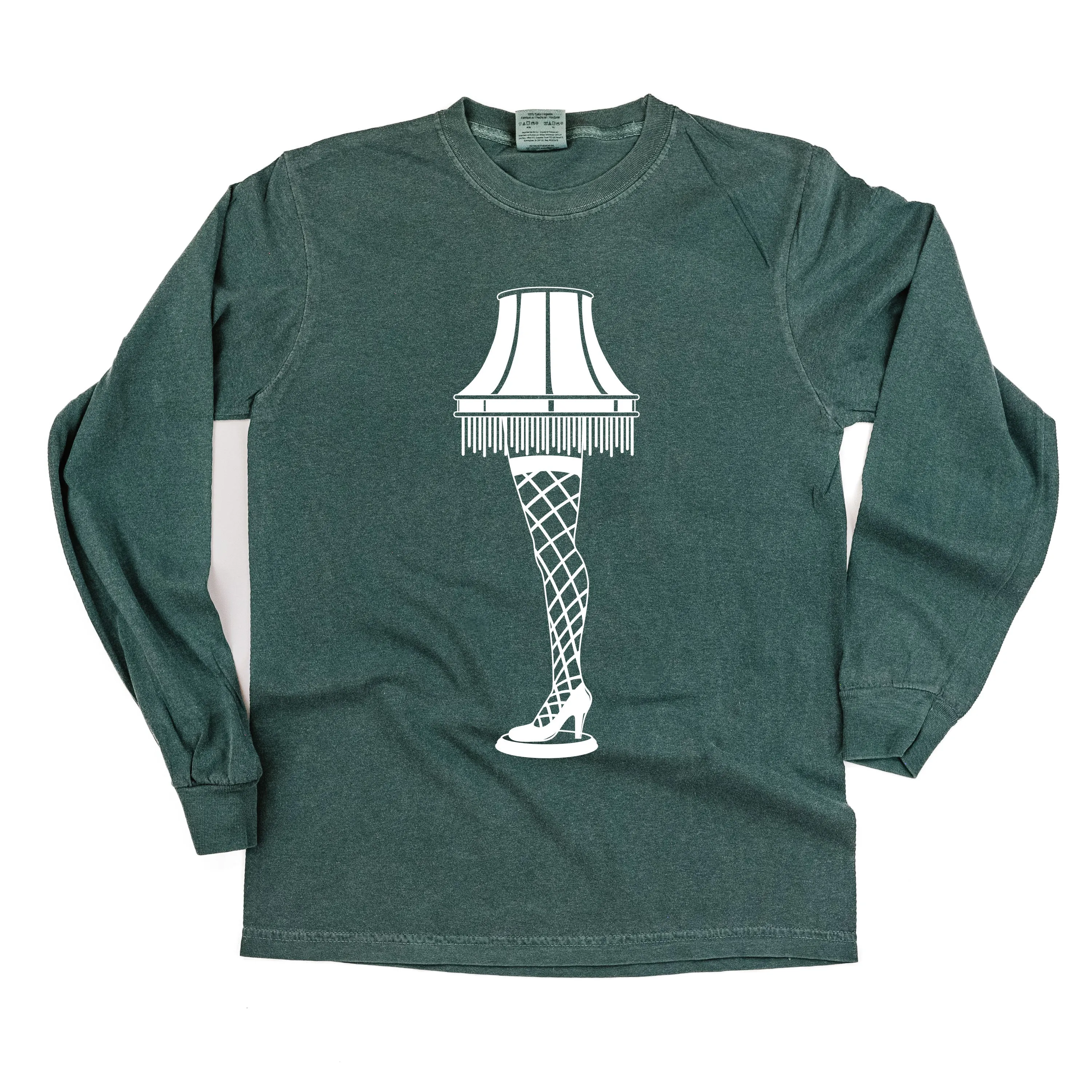 Leg Lamp - FRAGILE (f&b) - LONG SLEEVE Comfort Colors Tee