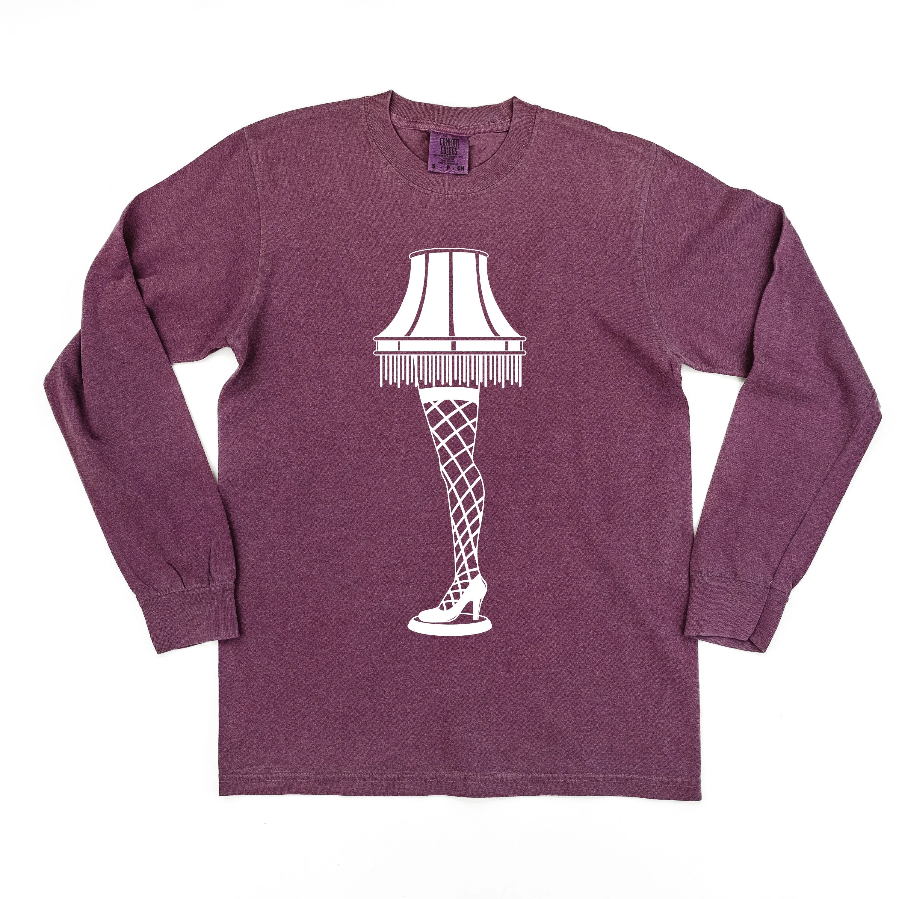 Leg Lamp - FRAGILE (f&b) - LONG SLEEVE Comfort Colors Tee