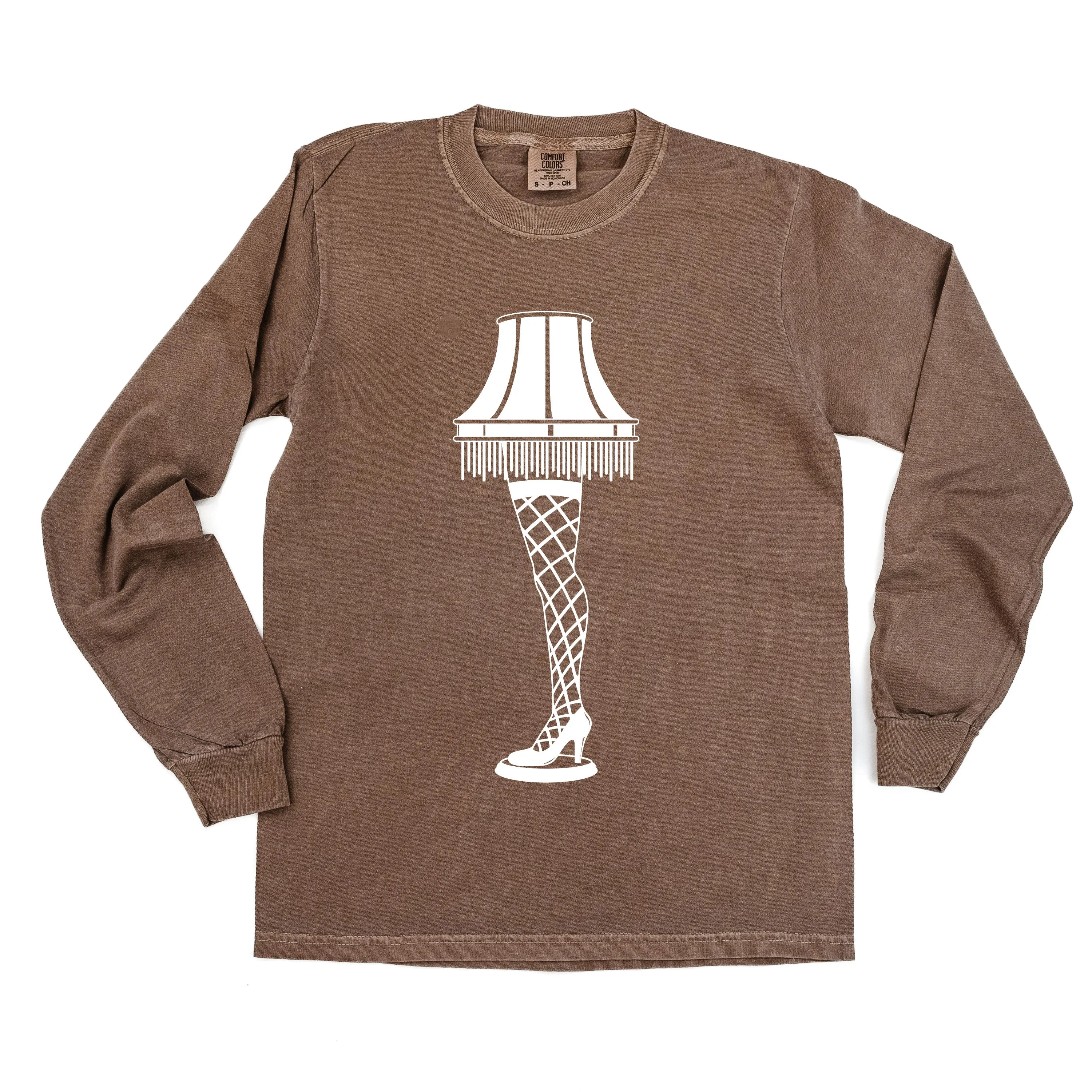 Leg Lamp - FRAGILE (f&b) - LONG SLEEVE Comfort Colors Tee