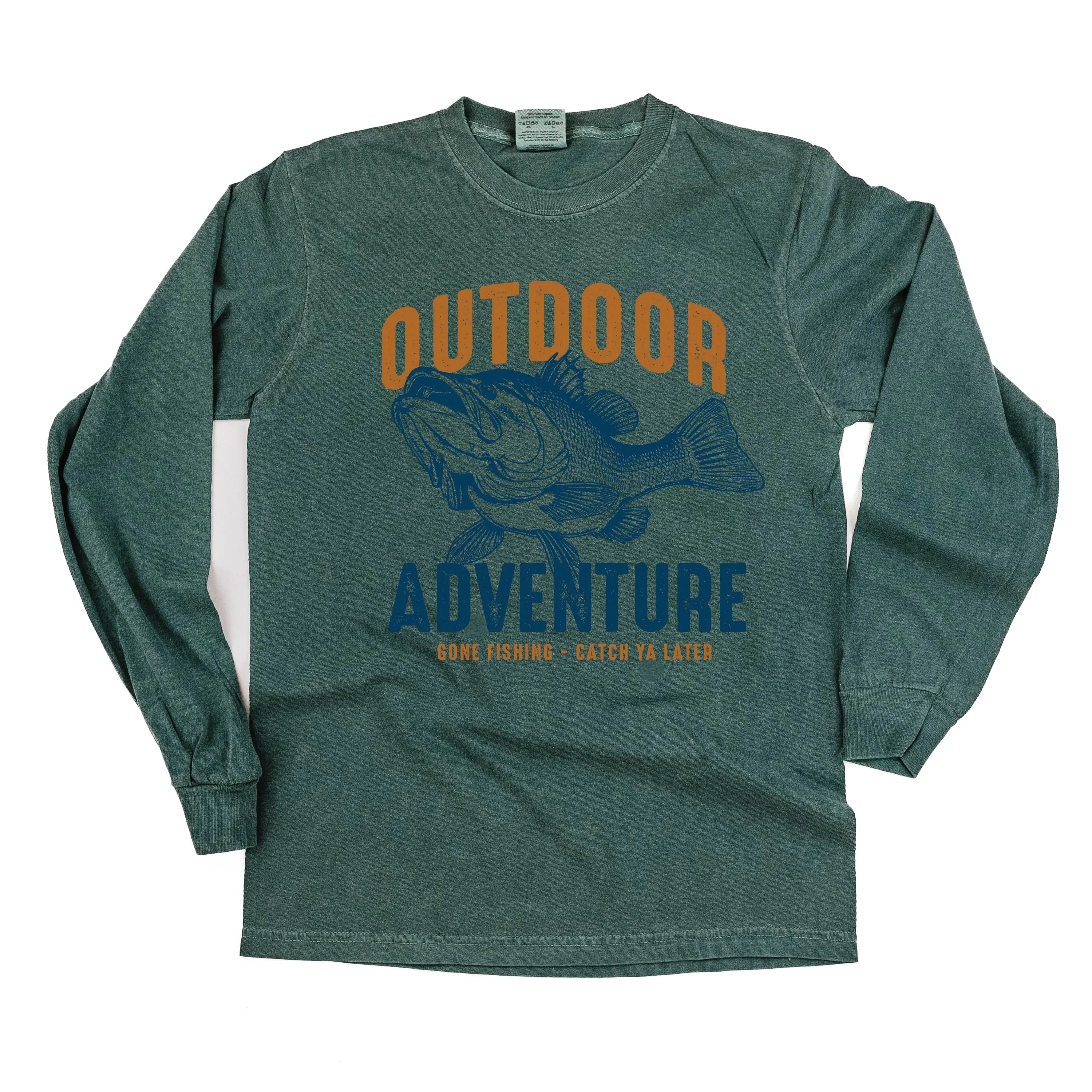 Outdoor Adventure - LONG SLEEVE COMFORT COLORS TEE