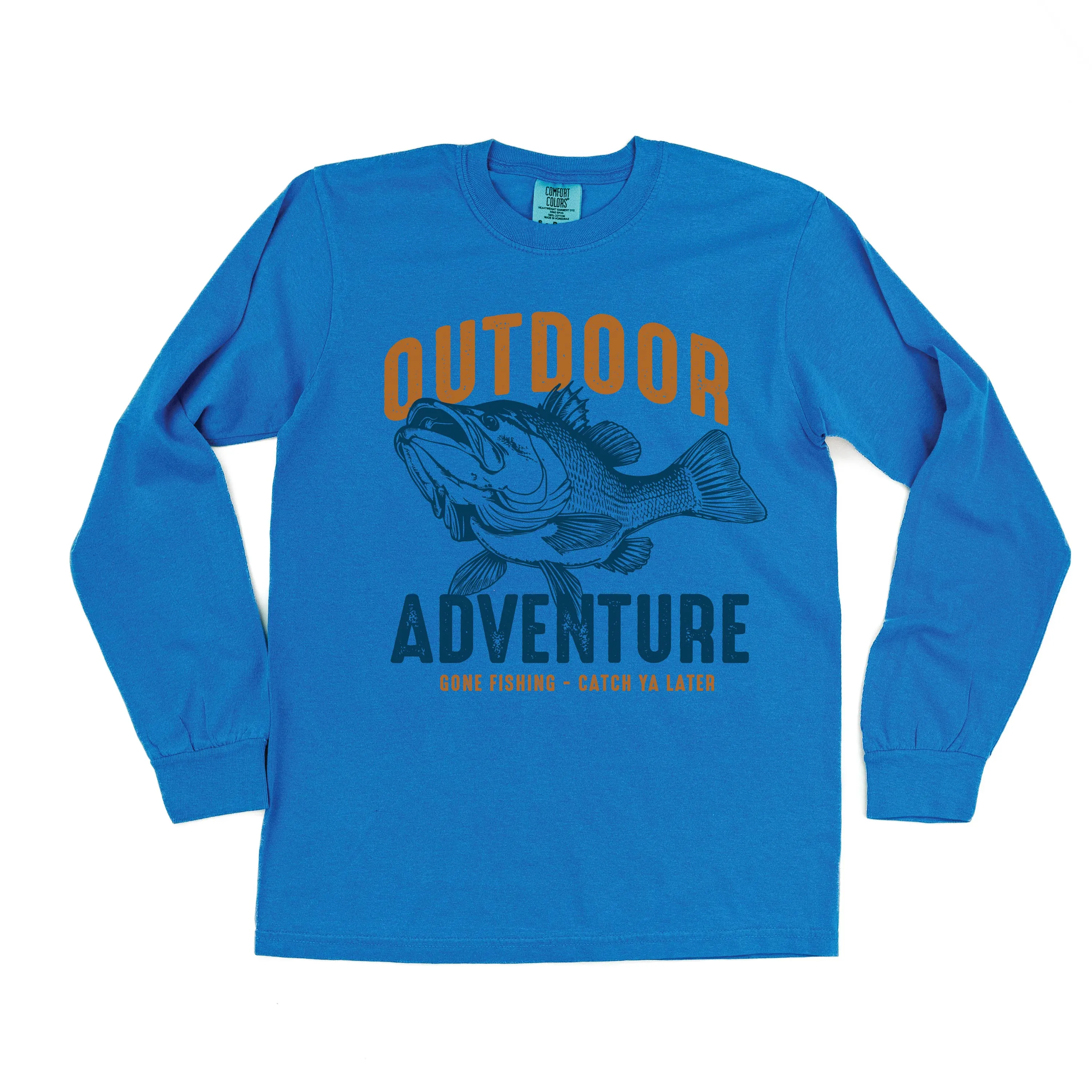 Outdoor Adventure - LONG SLEEVE COMFORT COLORS TEE