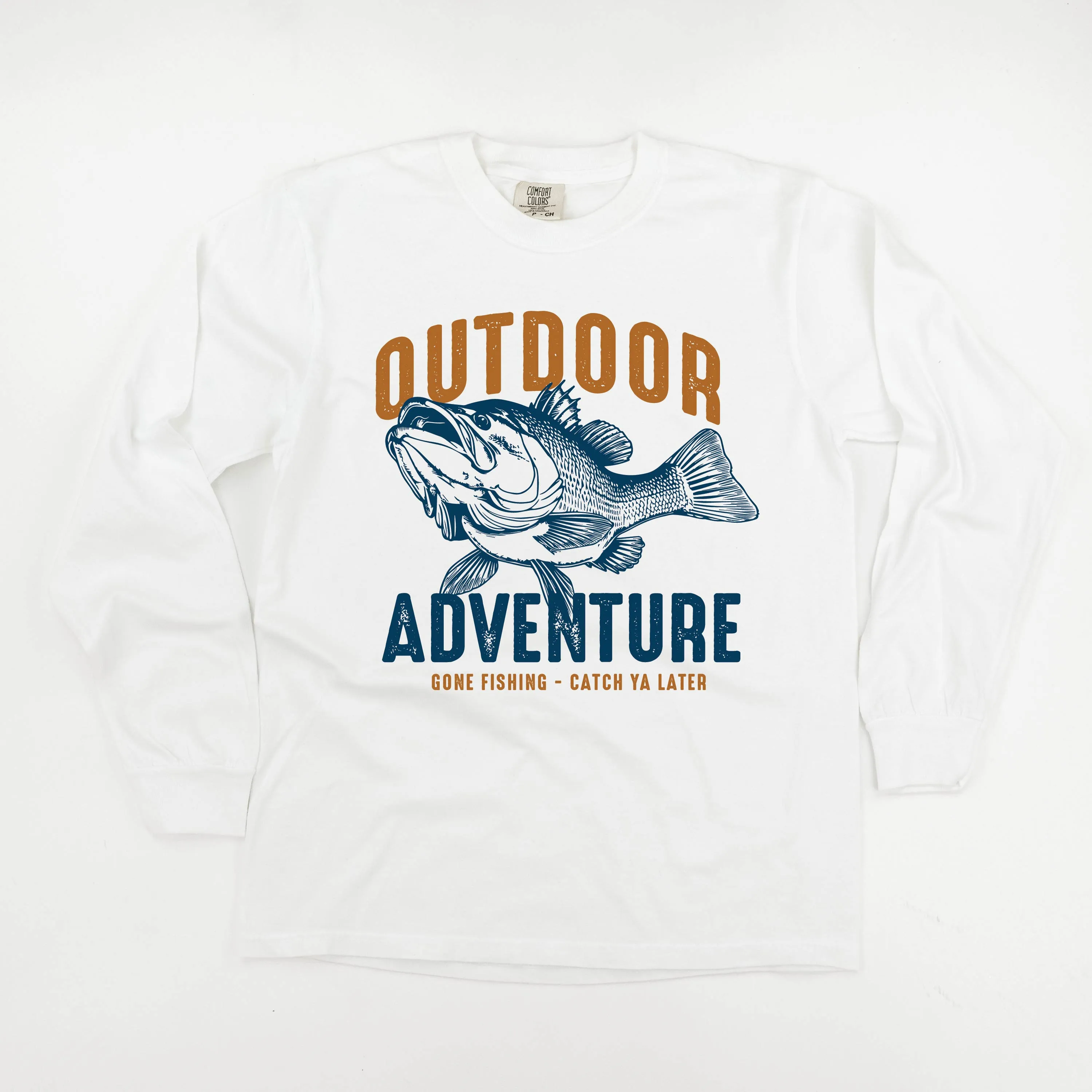 Outdoor Adventure - LONG SLEEVE COMFORT COLORS TEE