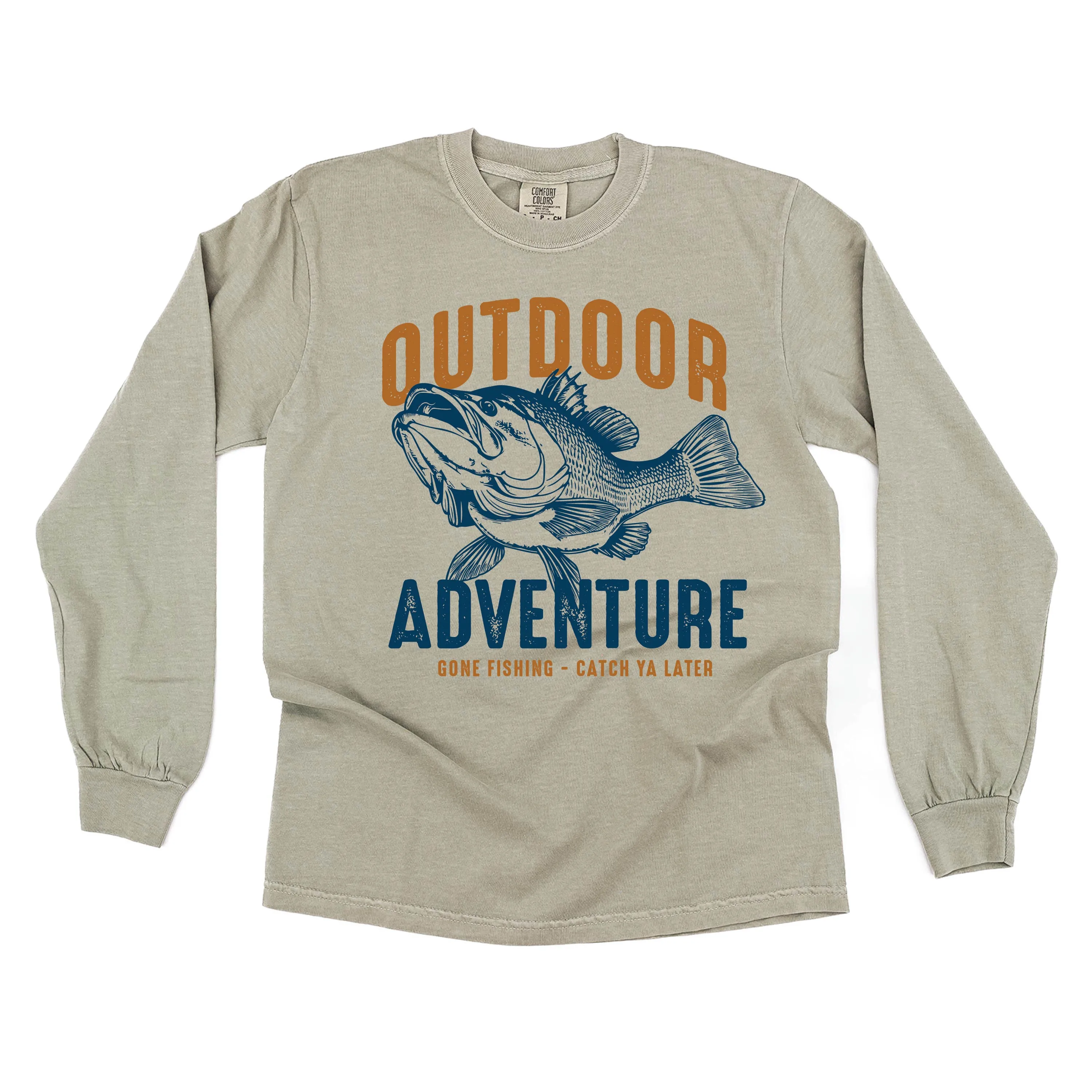 Outdoor Adventure - LONG SLEEVE COMFORT COLORS TEE