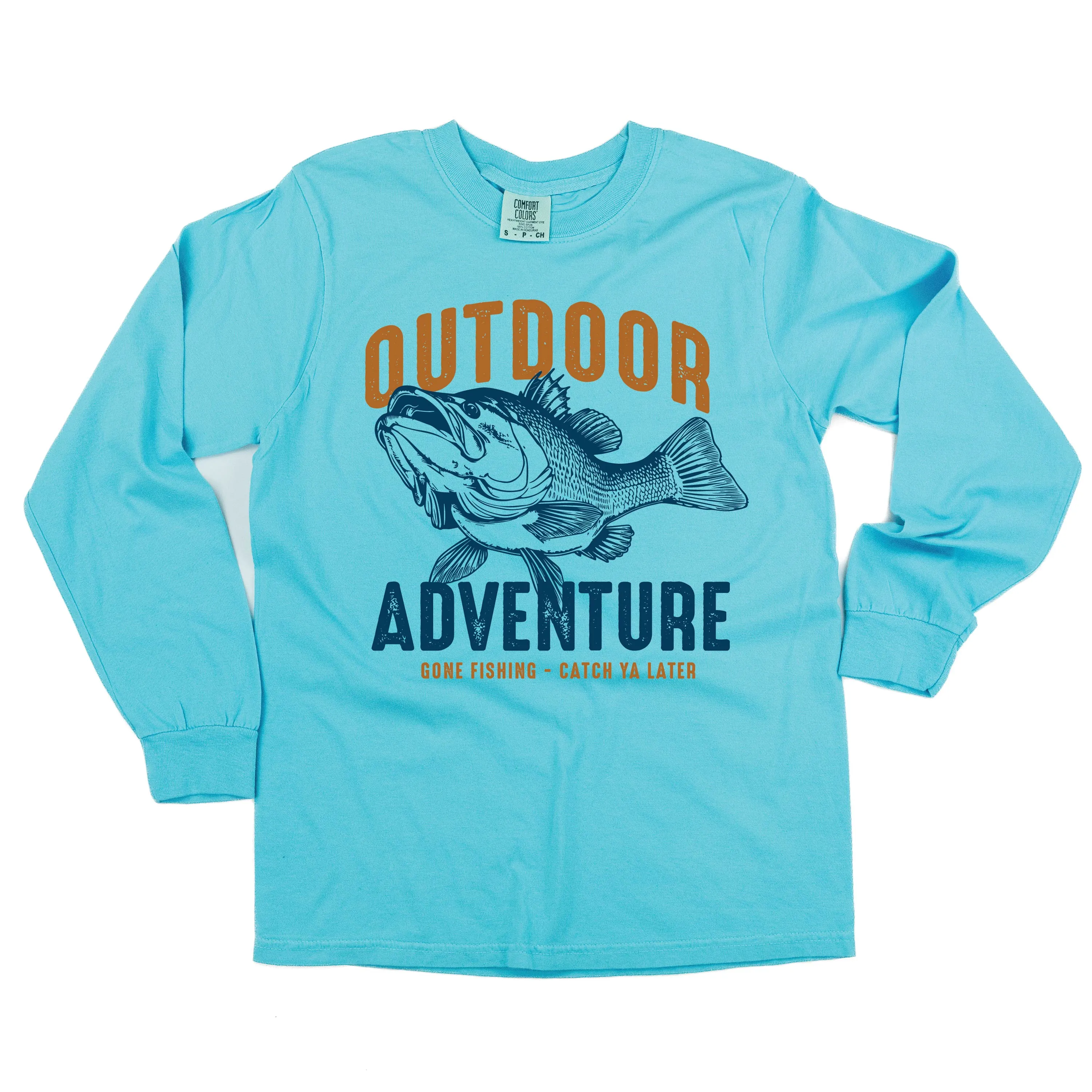 Outdoor Adventure - LONG SLEEVE COMFORT COLORS TEE