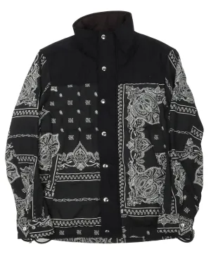 Paisley Puffer Jacket