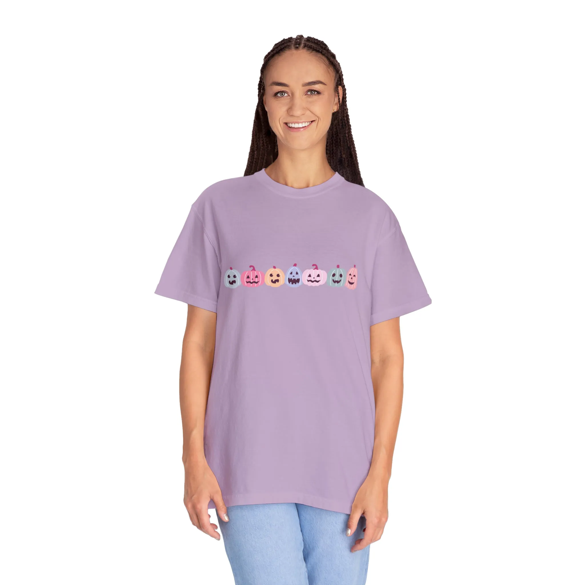 Pastel Pumpkin Sweatshirt, Halloween Pumpkin Sweater, Fall Sweatshirt for Women, Halloween Crewneck, Pumpkin Shirt, Spooky Season Crewneck
