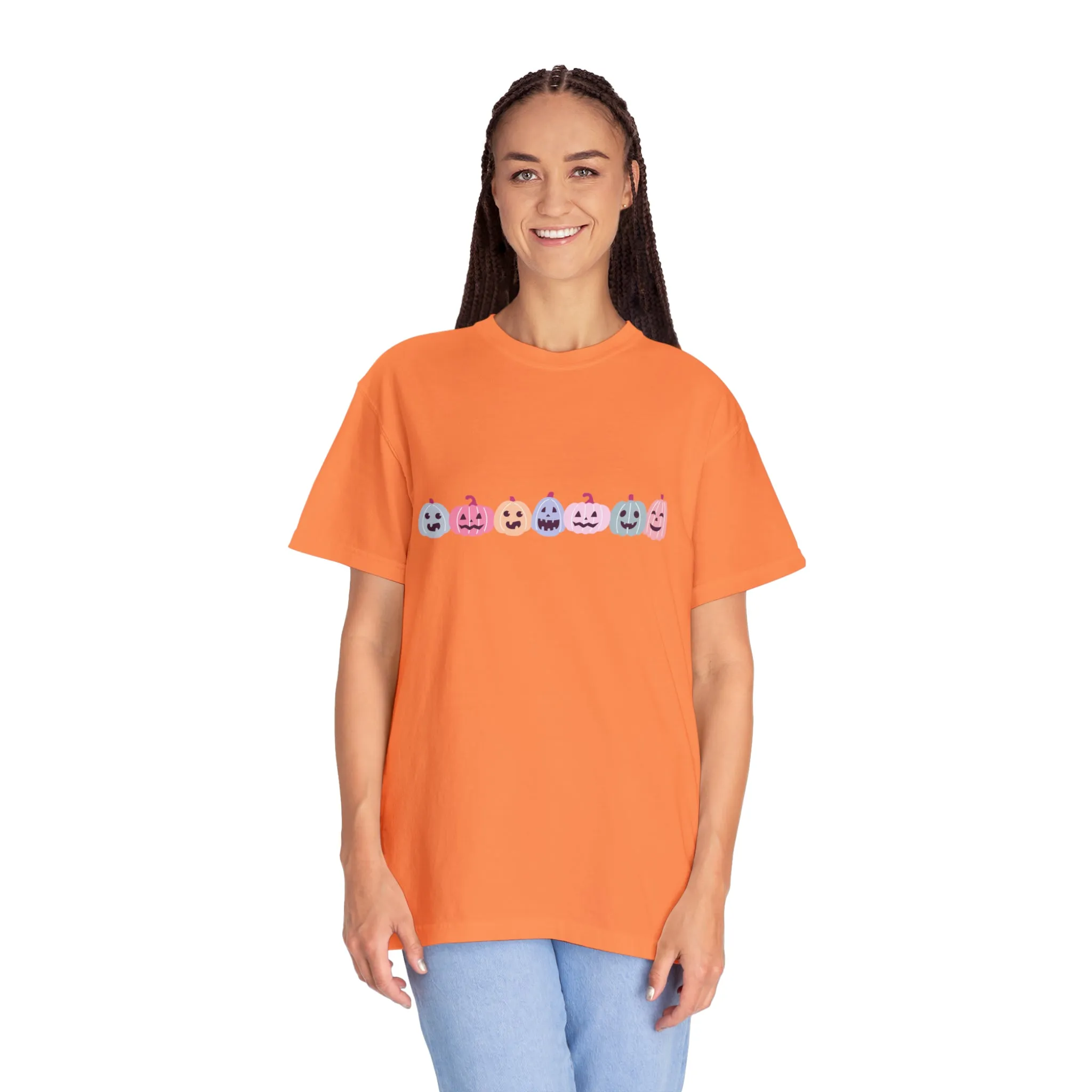 Pastel Pumpkin Sweatshirt, Halloween Pumpkin Sweater, Fall Sweatshirt for Women, Halloween Crewneck, Pumpkin Shirt, Spooky Season Crewneck