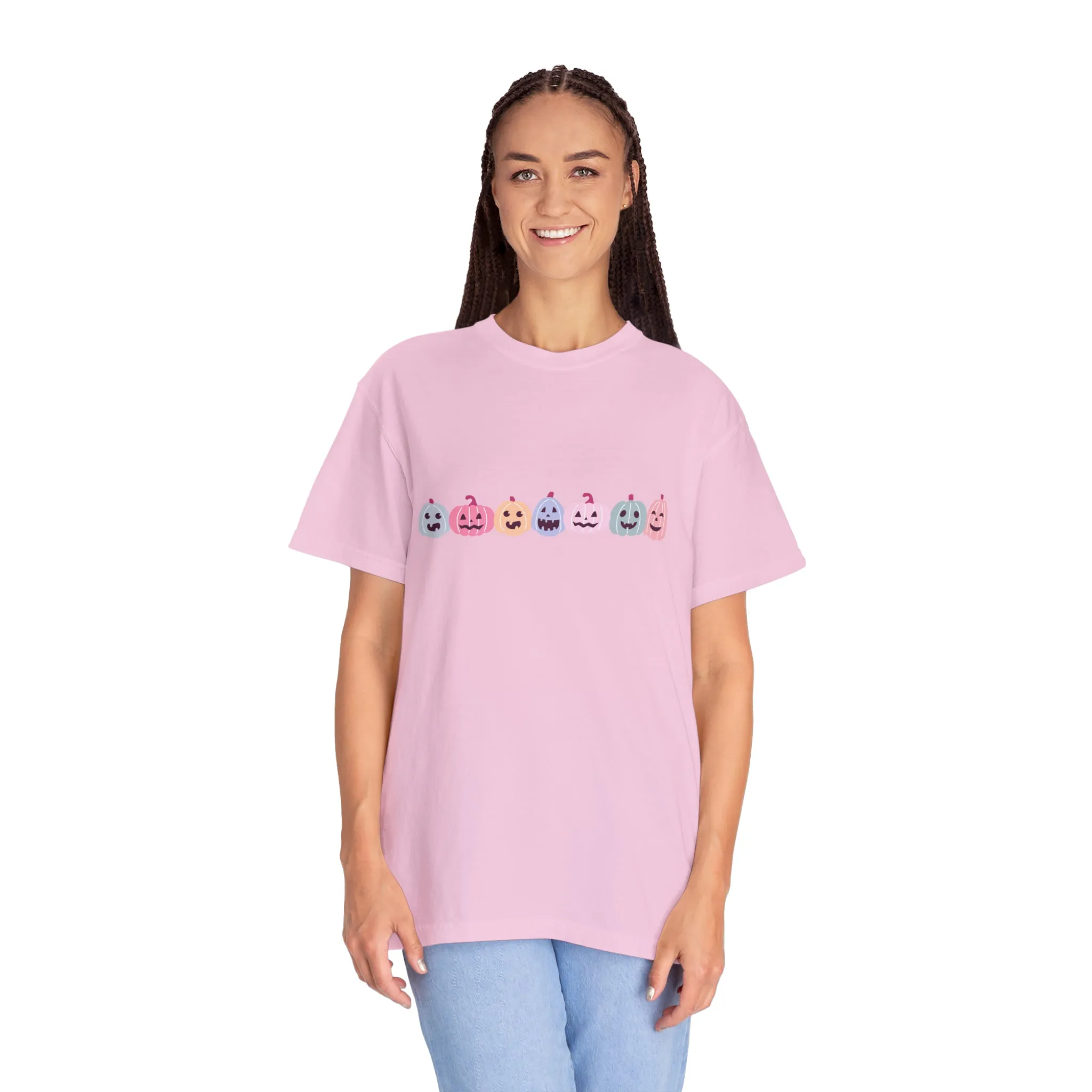 Pastel Pumpkin Sweatshirt, Halloween Pumpkin Sweater, Fall Sweatshirt for Women, Halloween Crewneck, Pumpkin Shirt, Spooky Season Crewneck
