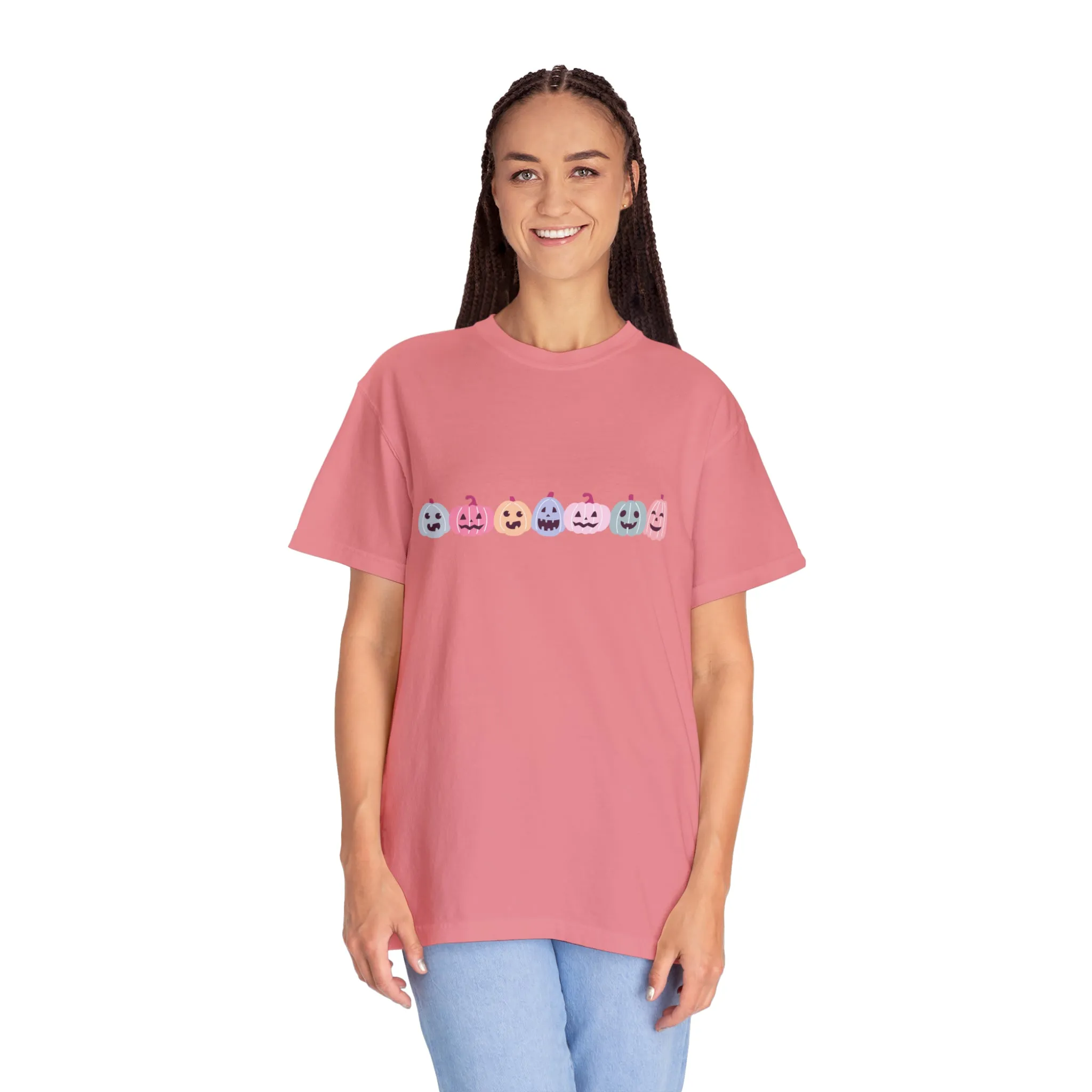 Pastel Pumpkin Sweatshirt, Halloween Pumpkin Sweater, Fall Sweatshirt for Women, Halloween Crewneck, Pumpkin Shirt, Spooky Season Crewneck