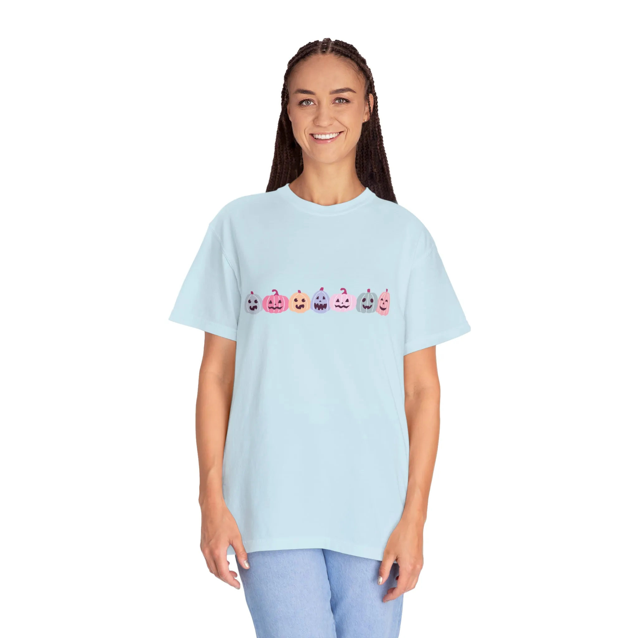 Pastel Pumpkin Sweatshirt, Halloween Pumpkin Sweater, Fall Sweatshirt for Women, Halloween Crewneck, Pumpkin Shirt, Spooky Season Crewneck