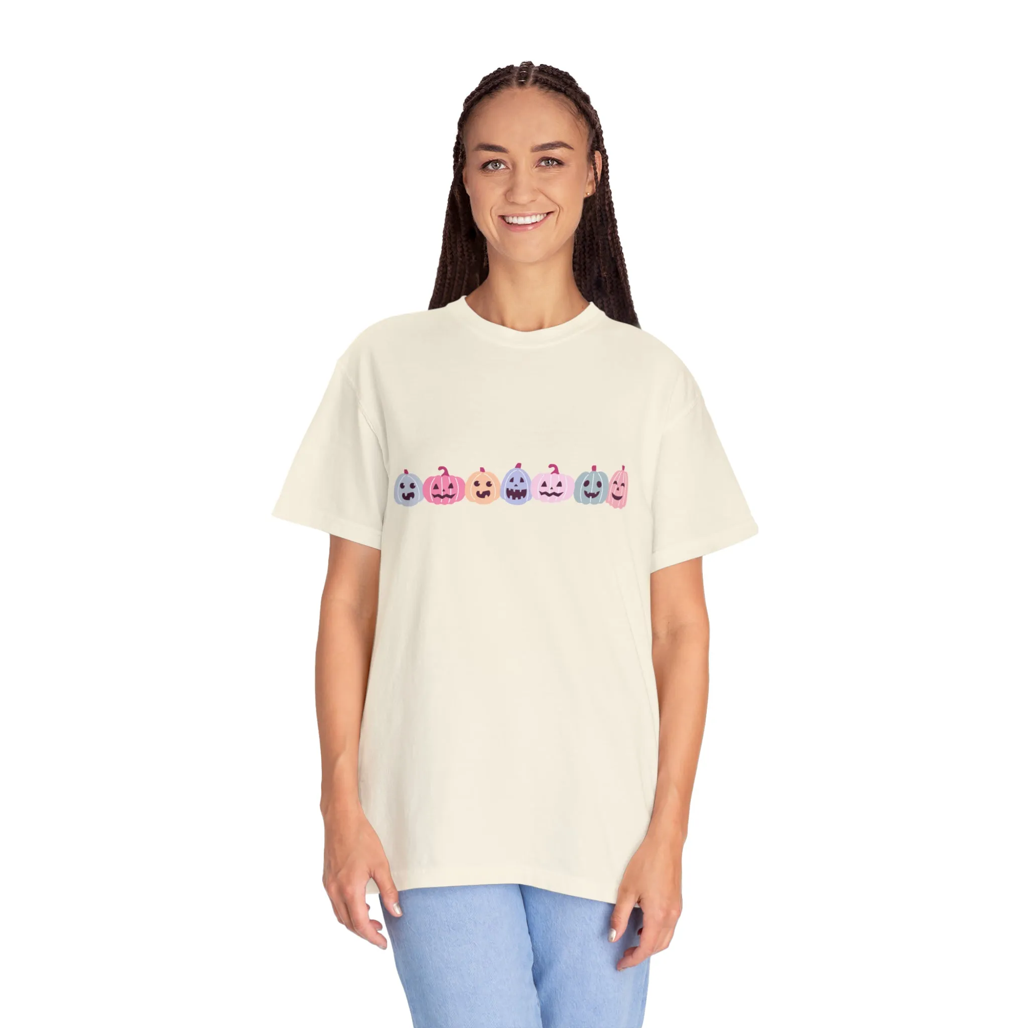 Pastel Pumpkin Sweatshirt, Halloween Pumpkin Sweater, Fall Sweatshirt for Women, Halloween Crewneck, Pumpkin Shirt, Spooky Season Crewneck