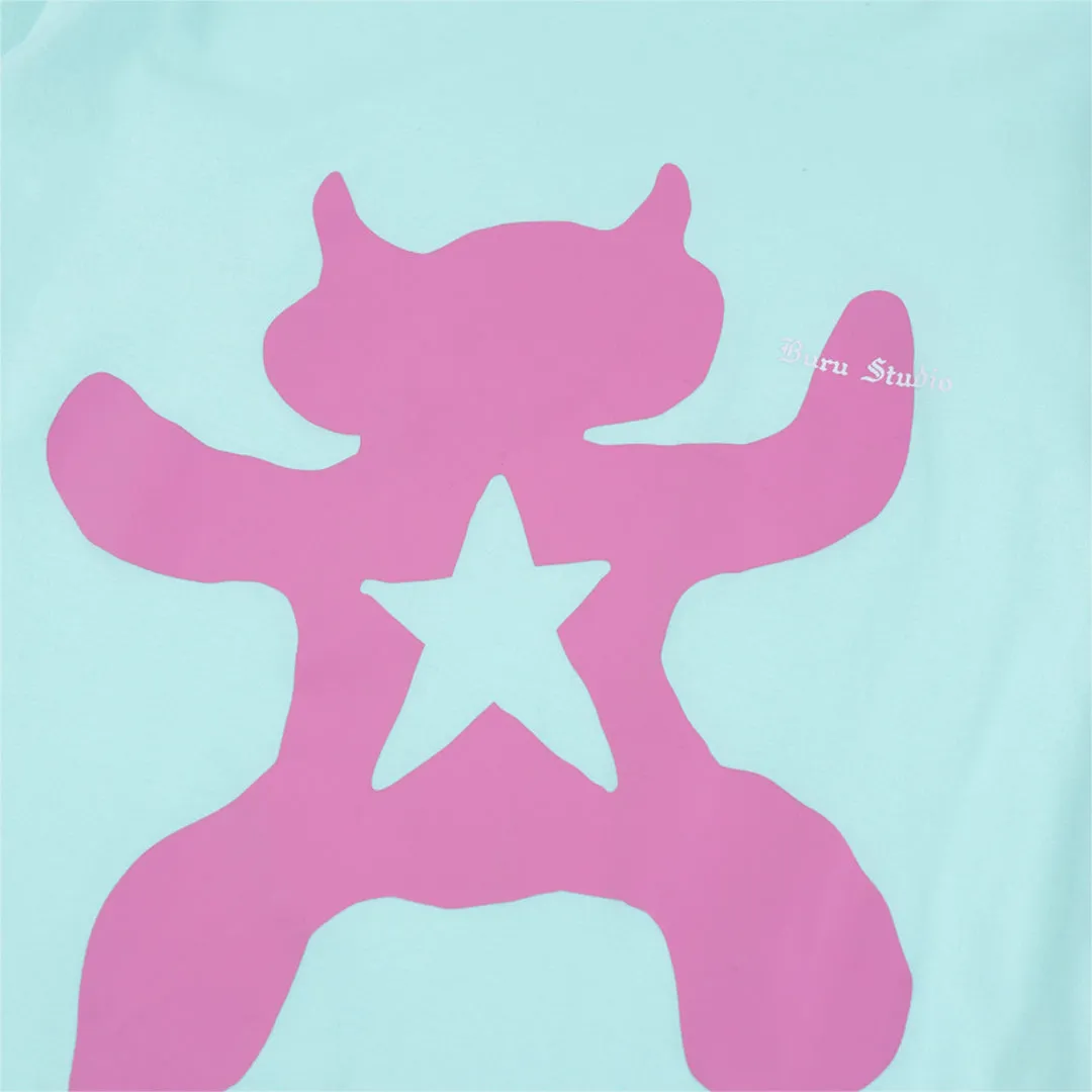 POPSTAR TEES GREEN/PINK