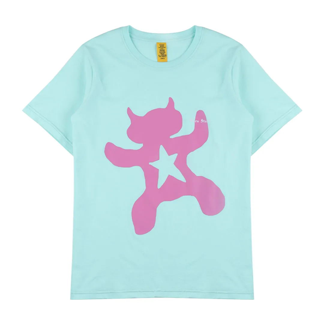 POPSTAR TEES GREEN/PINK