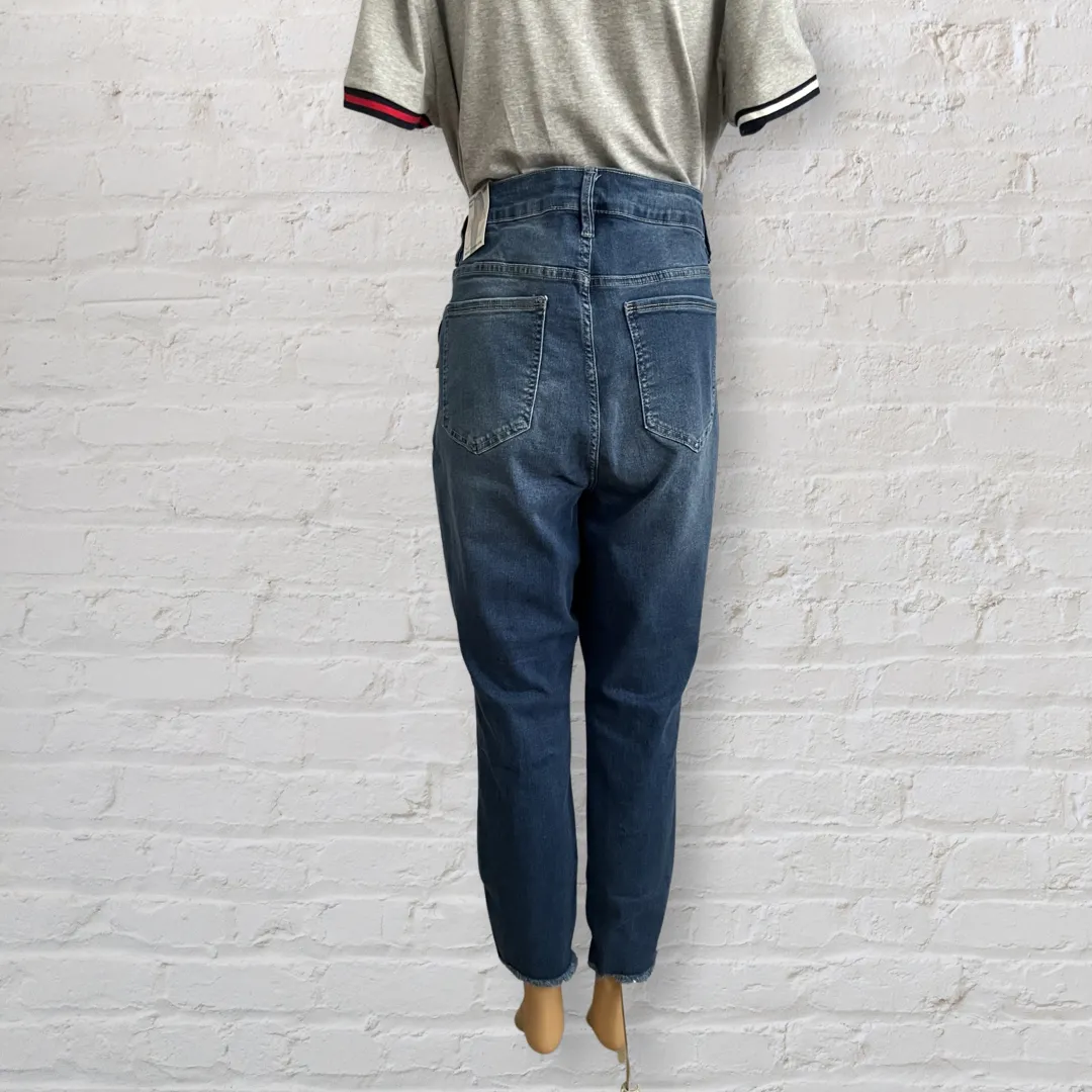 Repreve Exposed Button Jeans