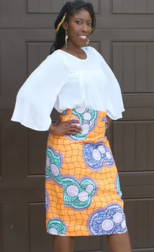 Starburst Pencil Skirt | CATICA Couture