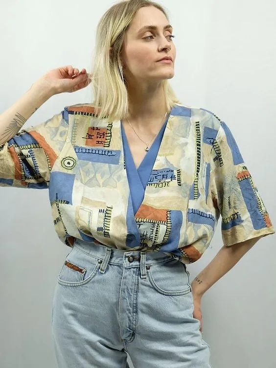THE UNTAGGED BUTTON UP VINTAGE SHIRT