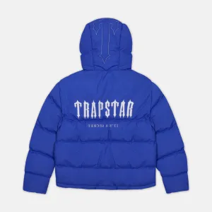 Trapstar Decoded Hooded Puffer 2.0 Jacket - Dazzling Blue