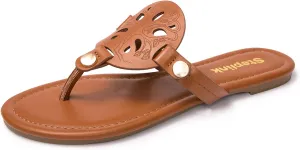 Women's Flat Sandals Slip On Slide Sandals Flip Flop Thong Sandals Casual Summer Sandals Dresy Sandals